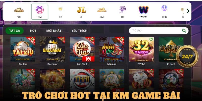 Hệ thống game siêu hot tại KingMaker